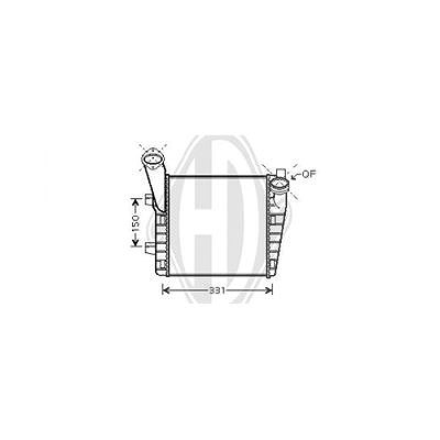 Diederichs Ladeluftkühler [Hersteller-Nr. DCA1069] für Audi, Porsche, VW von DIEDERICHS