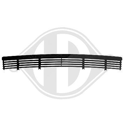 Diederichs Lüftungsgitter, Stoßfänger [Hersteller-Nr. 1213045] für BMW von DIEDERICHS