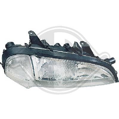 Diederichs Scheinwerfer H1/ H1 elektr. LWR ohne Stellmotor [Hersteller-Nr. 1820980] für Opel von DIEDERICHS