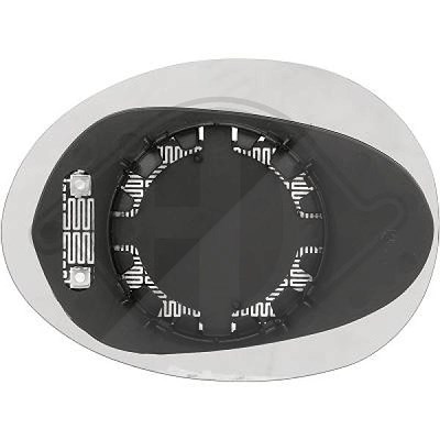 Diederichs Spiegelglas, Außenspiegel [Hersteller-Nr. 1208127] für Mini von DIEDERICHS