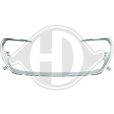 Diederichs Zier-/Schutzleiste, Stoßfänger [Hersteller-Nr. 4235147] für Peugeot von DIEDERICHS