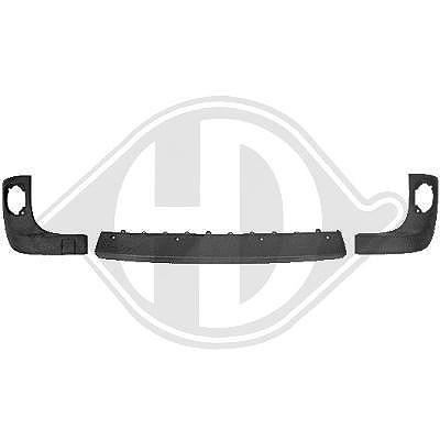 Diederichs Zier-/Schutzleiste, Stoßfänger [Hersteller-Nr. 4414666] für Mercedes-Benz, Renault von DIEDERICHS