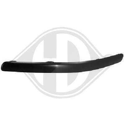 Diederichs Zier-/Schutzleiste, Stoßfänger [Hersteller-Nr. 6624063] für Toyota von DIEDERICHS