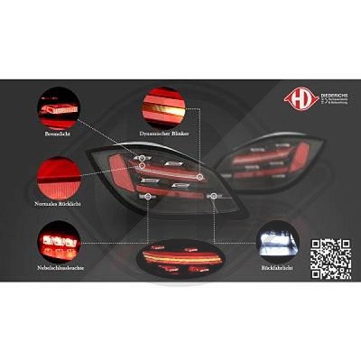 Diederichs Heckleuchtensatz [Hersteller-Nr. 2002395] für Porsche von DIEDERICHS