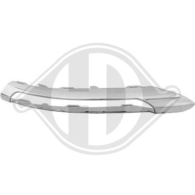 Diederichs Zier-/Schutzleiste, Stoßfänger [Hersteller-Nr. 1616049] für Mercedes-Benz von DIEDERICHS