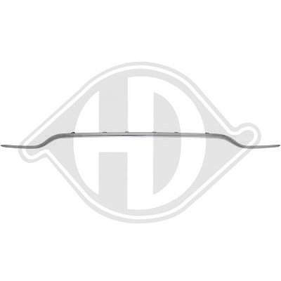 Diederichs Zier-/Schutzleiste, Stoßfänger [Hersteller-Nr. 1618562] für Mercedes-Benz von DIEDERICHS