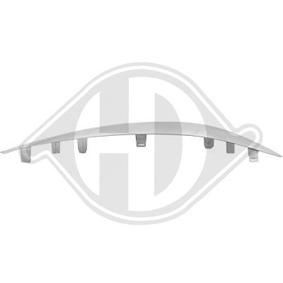 Diederichs Zier-/Schutzleiste, Stoßfänger [Hersteller-Nr. 1673063] für Mercedes-Benz von DIEDERICHS