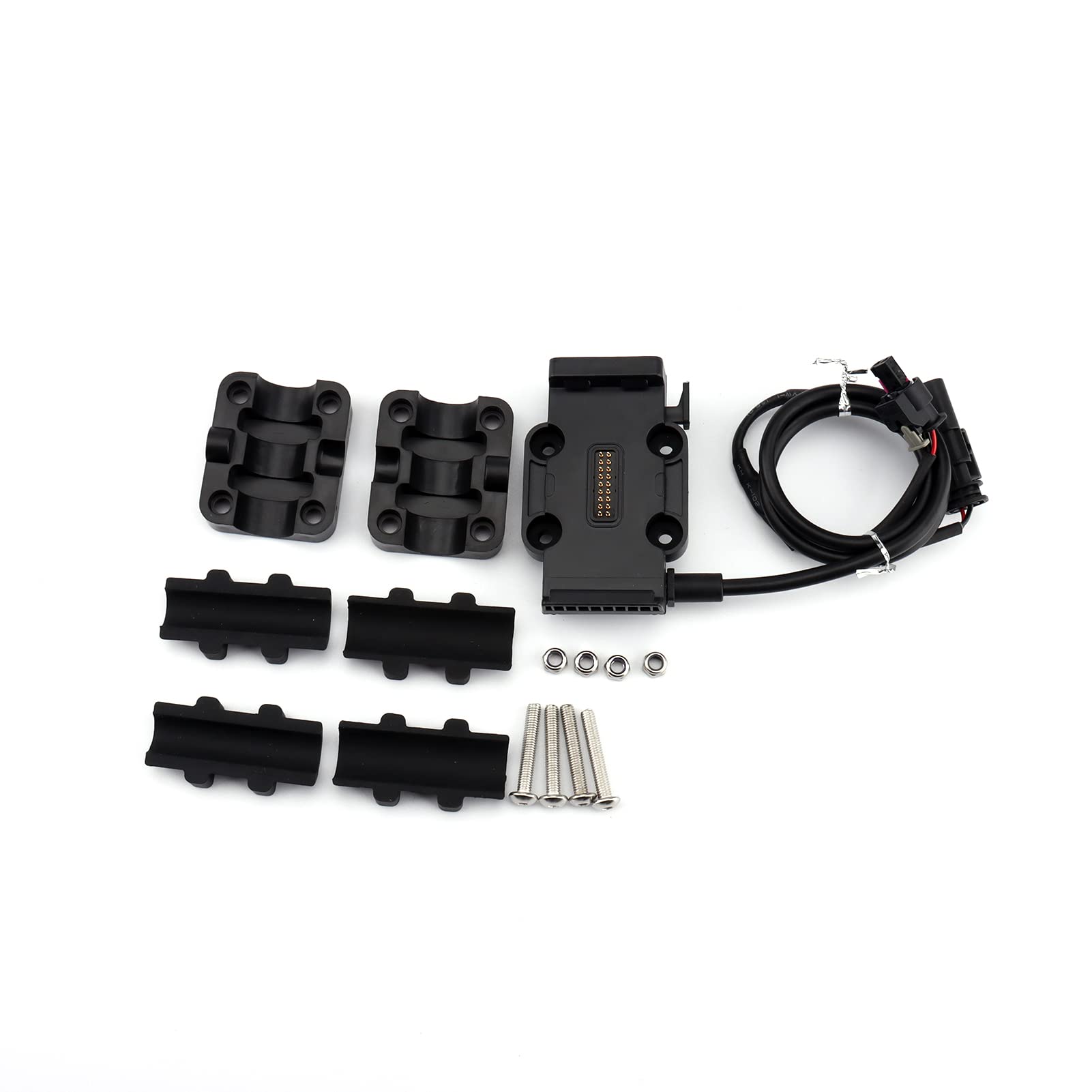DIERI Universelle Power Base, Telefon-Navigationshalterung, Netzteil, kabelloses Aufladen, 12 mm/22 mm Überrollbügel, Ersatz für BMW R1250GS ADV R1200GS S1000XR DIERI Universelle Power Base, Telefon-Navigationshalterung, Netzteil, kabelloses Aufladen, 12 mm/22 mm Überrollbügel, Ersatz für BMW R1250GS ADV R1200GS S1000XR von DIERI