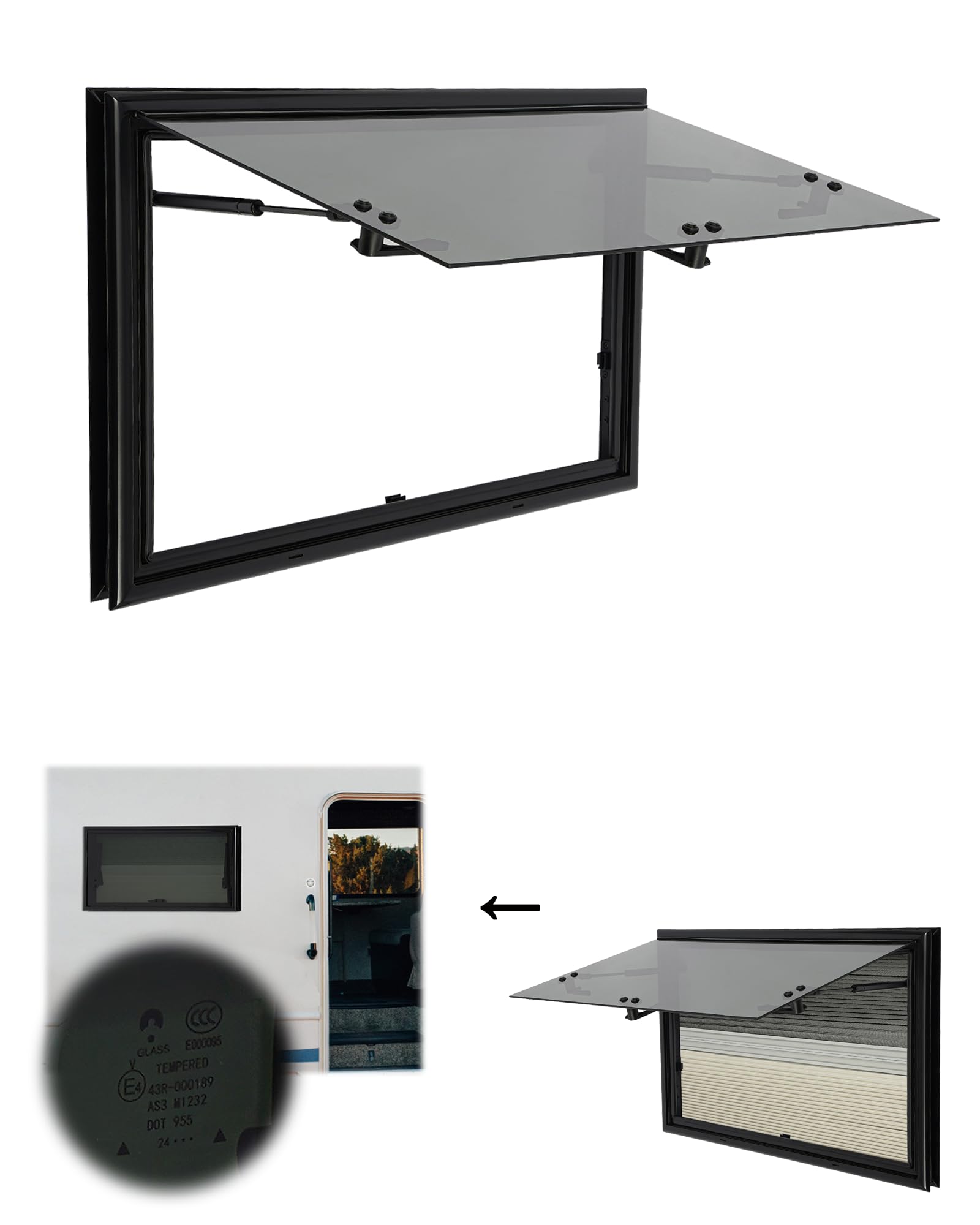 Ausstellfenster 700x450mm Wohnwagen Fenster E4 Wohnmobilfenster 85° Camper Wohnmobil Fenster mit fliegengitter und Rollo, Wohnmobil Seitenfenster Externes Push Fenster für Wohnwagen Van Camper Ausstellfenster 700x450mm Wohnwagen Fenster E4 Wohnmobilfenster 85° Camper Wohnmobil Fenster mit fliegengitter und Rollo, Wohnmobil Seitenfenster Externes Push Fenster für Wohnwagen Van Camper von DIFU