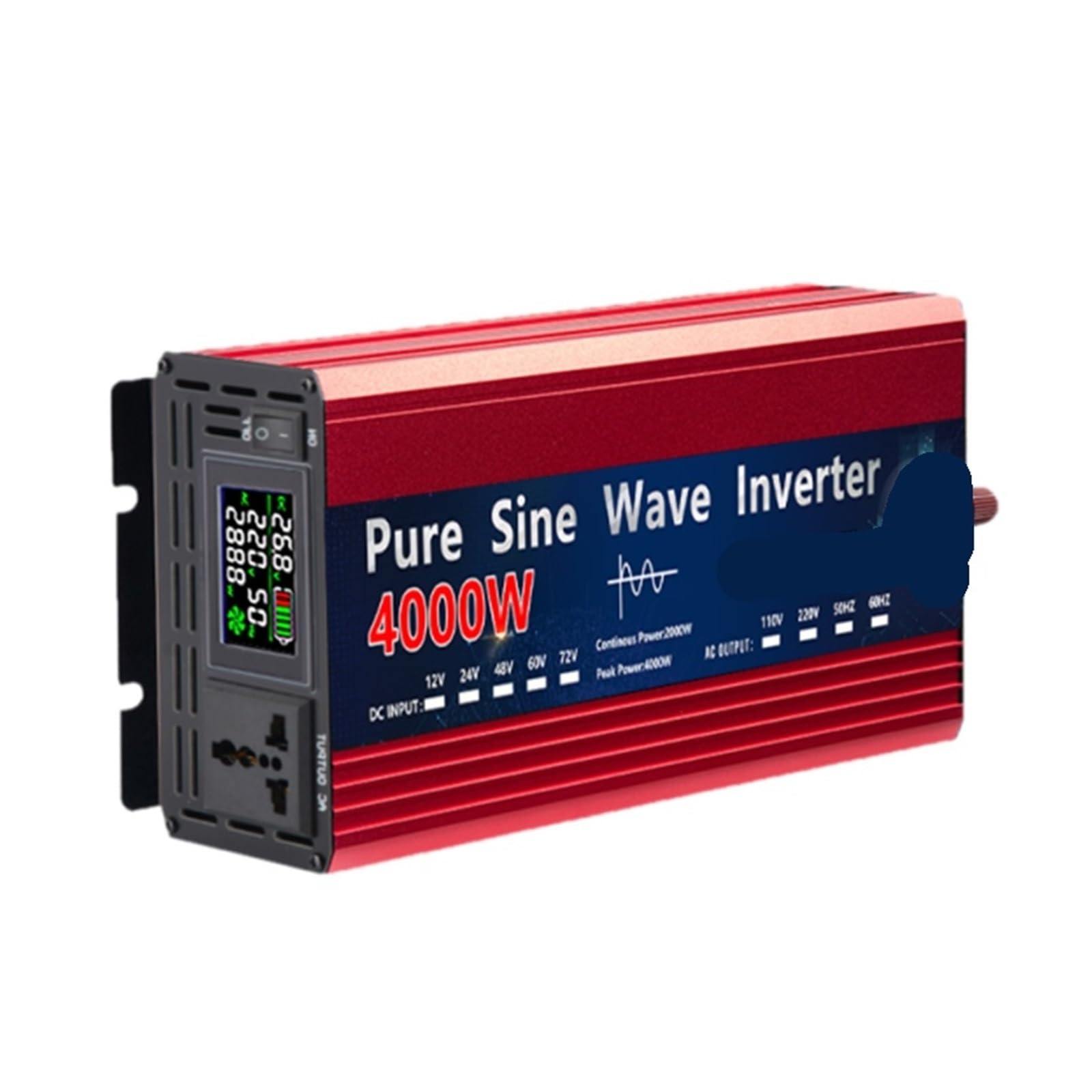 Solarwechselrichter, Reiner Sinus-Wechselrichter DC zu AC 3000W DC zu AC Tragbarer Spannungswandler Auto-Solar-Wechselrichter Solarwechselrichter, Reiner Sinus-Wechselrichter DC zu AC 3000W DC zu AC Tragbarer Spannungswandler Auto-Solar-Wechselrichter von DIGNIFE