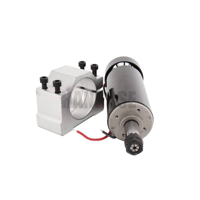 Spindelmotor, 0,5 kW Klemmen Luftgekühlt Luftgekühlte Spindel ER11 Spannfutter CNC 500 W Spindelmotor + Netzteil Drehzahlregler(Set 3) von DIGNIFE