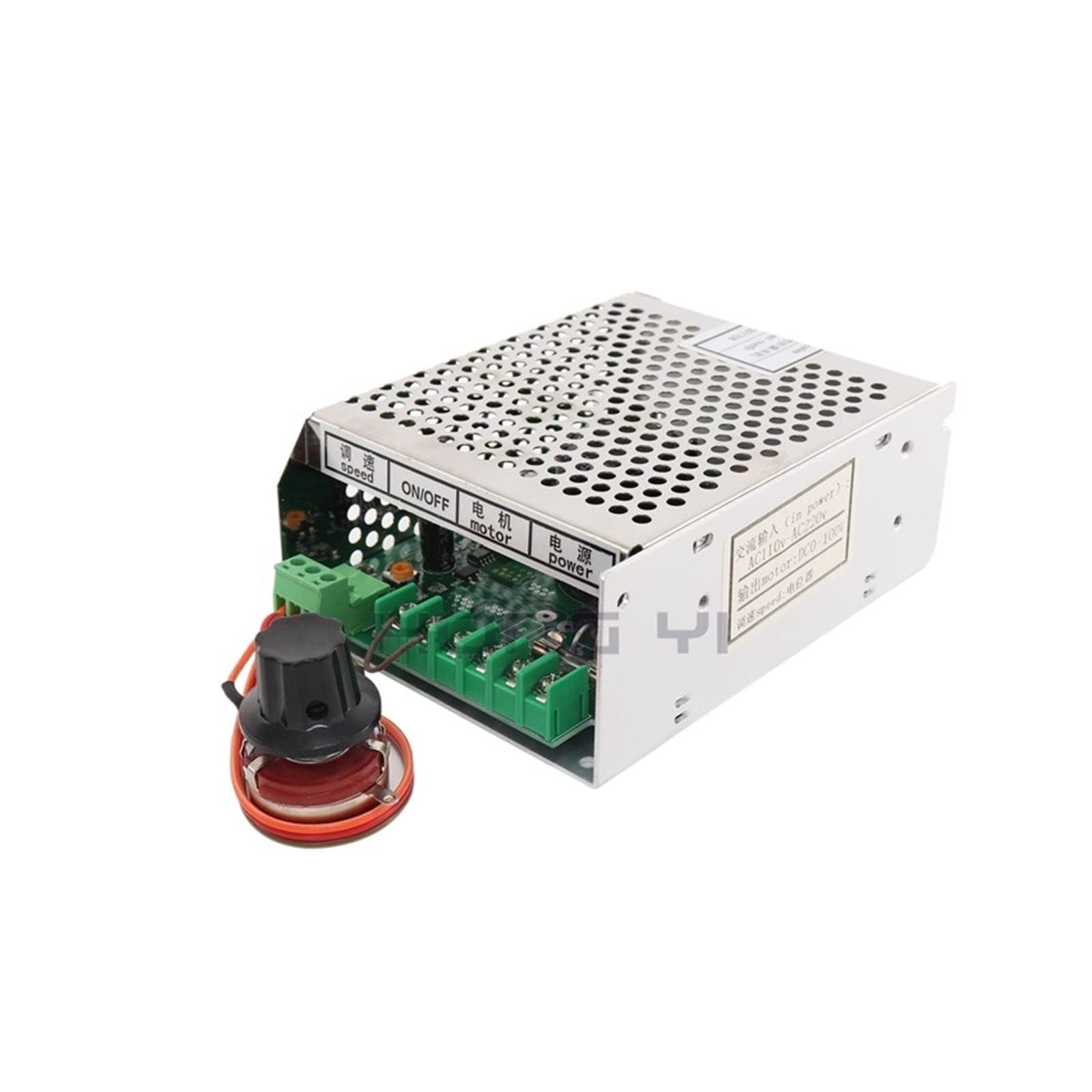 Spindelmotor, 0,5 kW Klemmen Luftgekühlte luftgekühlte Spindel + ER11 Spannfutter CNC 500 W Spindelmotor + Netzteil Drehzahlregler(Package2) von DIGNIFE