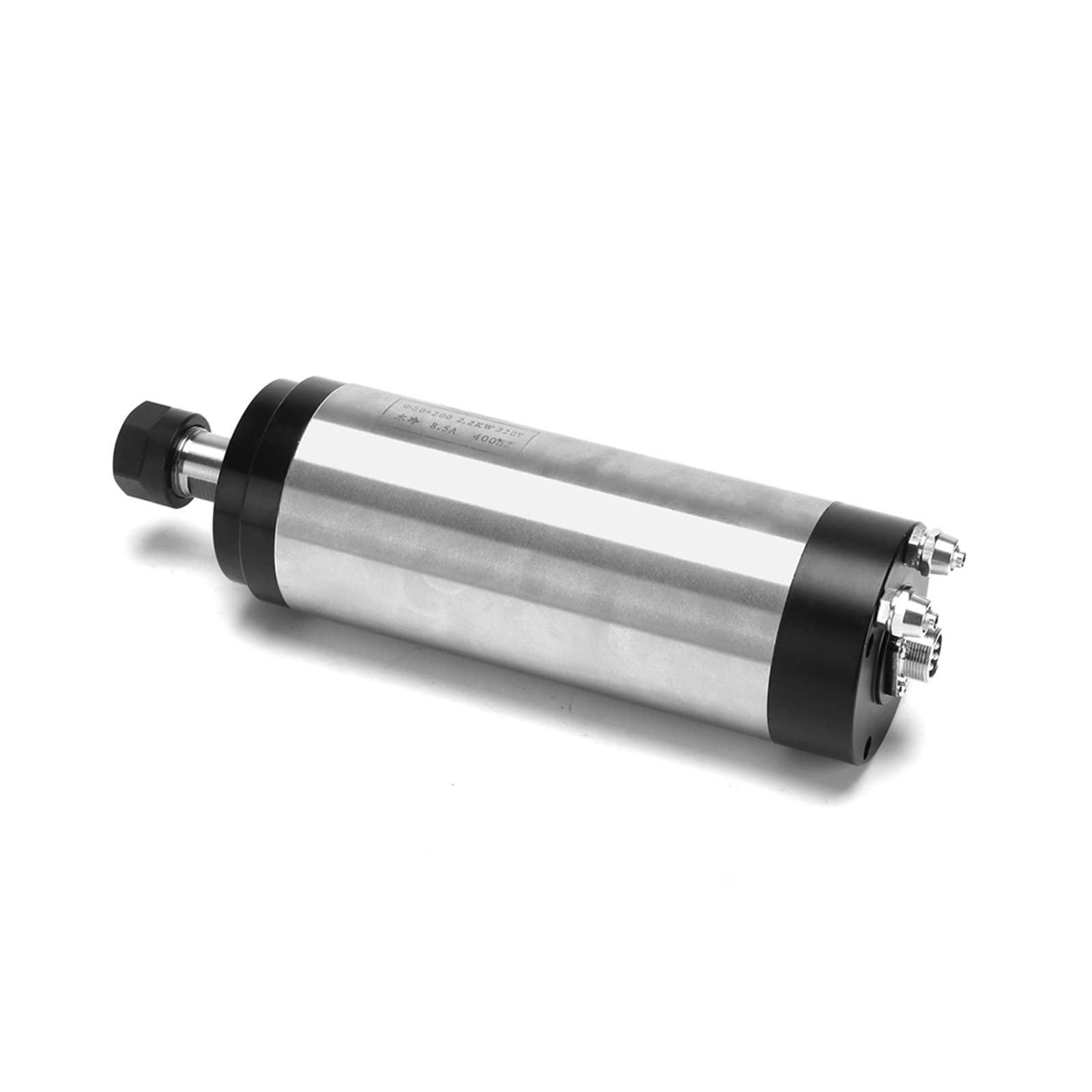 Spindelmotor, 2.2KW 80MM ER20 CNC-Spindelmotor 24000rpm AC-Spindel 4 Lager Maschinenspindel Wasserkühlung Gravur Frässpindel(2.2kw 80mm) von DIGNIFE