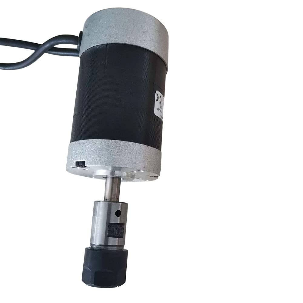 Spindelmotor, 200W/0,2KW /ER16 Bürstenloser DC-Spindelmotor+55MM Klemme mit Schrauben+20-50VDC Schrittmotortreiber+48VDC 4,2A Netzteil(Package1) von DIGNIFE