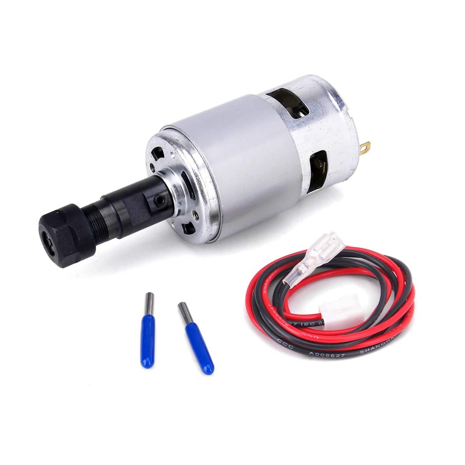 Spindelmotor, 775 DC Bürstenloser Spindelmotor 12–36 V mit ER11 Verlängerungsstangenschneider luftgekühlte Spindel for CNC-Gravierer/DIY-Fräsmaschine Spindelmotor, 775 DC Bürstenloser Spindelmotor 12–36 V mit ER11 Verlängerungsstangenschneider luftgekühlte Spindel for CNC-Gravierer/DIY-Fräsmaschine von DIGNIFE