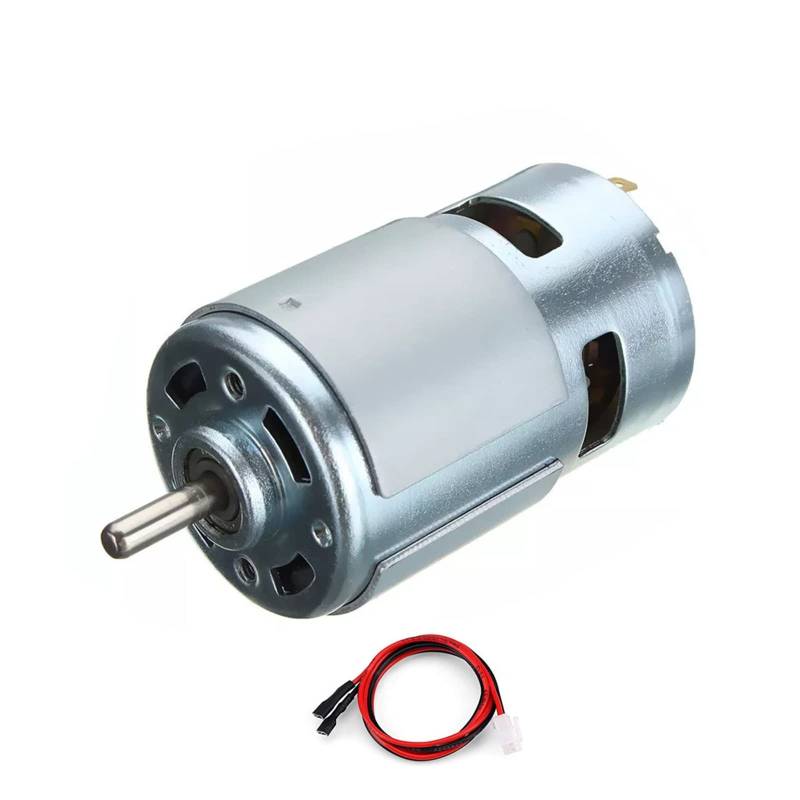 Spindelmotor, 775 Spindelmotor DC 12V-24V 20000 U/min Mini-Elektromotor Kugellager Großes Drehmoment Hochleistungsspindel for CNC 3018 Graveur(775 Motor) von DIGNIFE