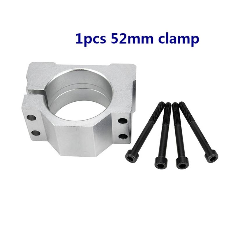 Spindelmotor, CNC-Spindelmotor 0,5 kW luftgekühlte Spindel ER11 Spannfutter 500 W + 52 mm Klemme + Netzteil Drehzahlregler for PCB-Gravur(Package 7) von DIGNIFE