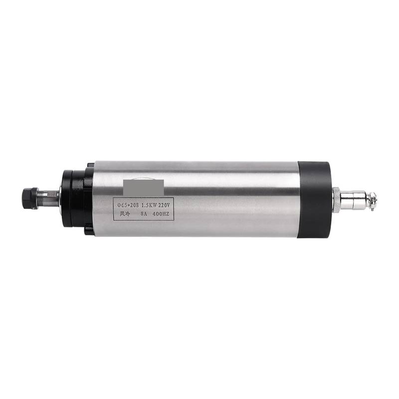 Spindelmotor, Luftgekühlte Spindel 1,5 kW 1500 W 65 mm 4 Lager 24000 U/min 400 Hz Luftkühlung CNC-Motor for CNC-Fräsmaschinen aus Holz von DIGNIFE