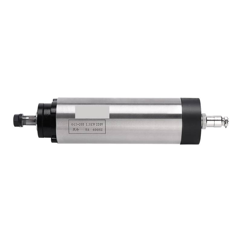 Spindelmotor, Luftgekühlte Spindel 1,5 kW 1500 W 65 mm 4 Lager 24000 U/min 400 Hz Luftkühlung CNC-Motor for CNC-Fräsmaschinen aus Holz von DIGNIFE