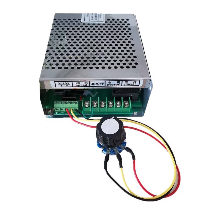 Spindelmotor, Luftgekühlter 0,5-kW-CNC-Spindelmotor-Kit ER11-Spannfutter, 500-W-Spindelmotor + Netzteil-Drehzahlregler for Gravieren(Package2) von DIGNIFE