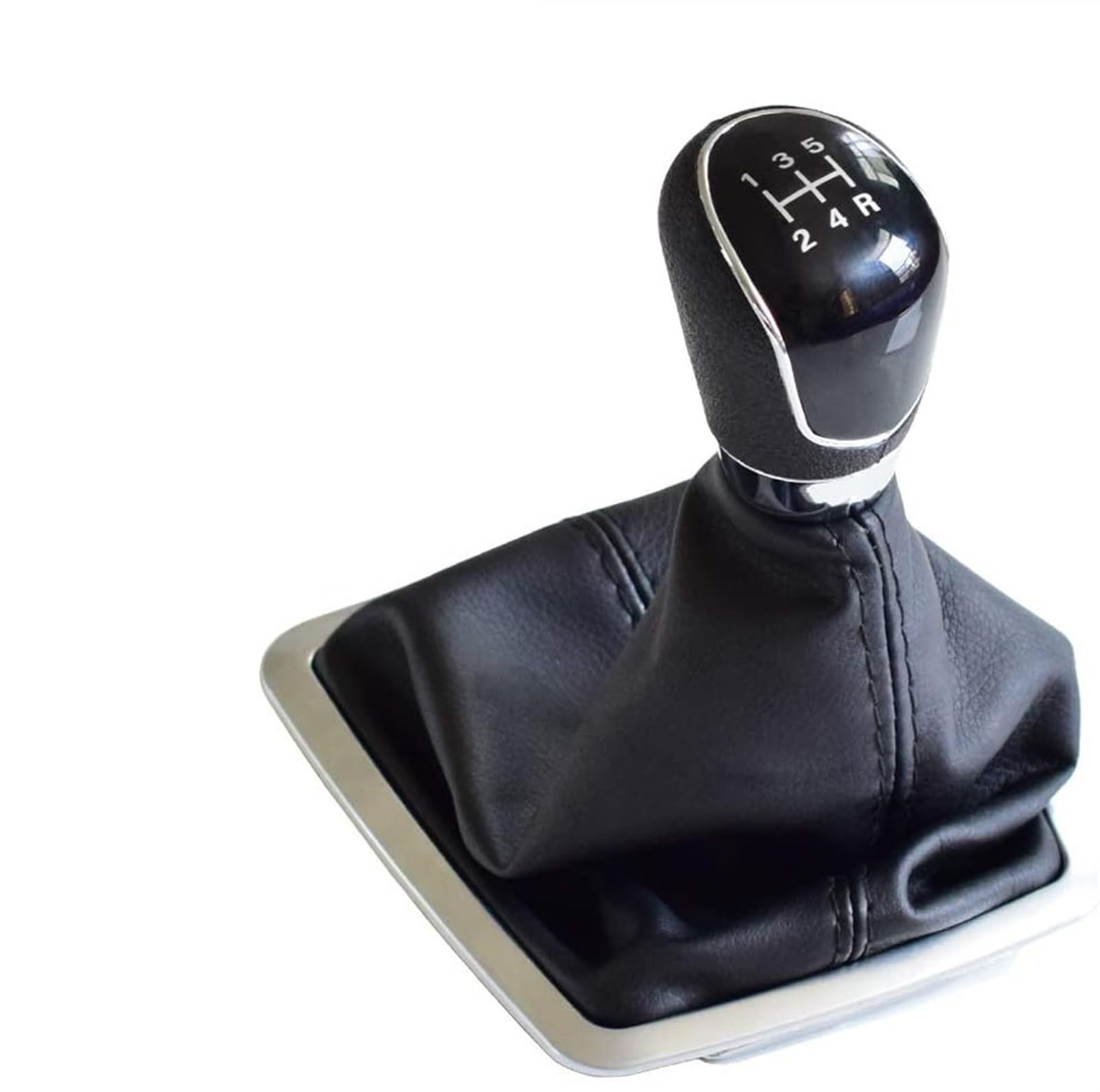 Auto Schaltknauf Schaltknauf für Ford für Focus 2 MK2 FL C-MAX 2006-2011 MK3 MK4 MK7 Galaxy Gear Manual Shift Stick Schaltknauf Schaltknaufkopf (Color : Big-5 Speed-black) von DIHAOBAIHUO