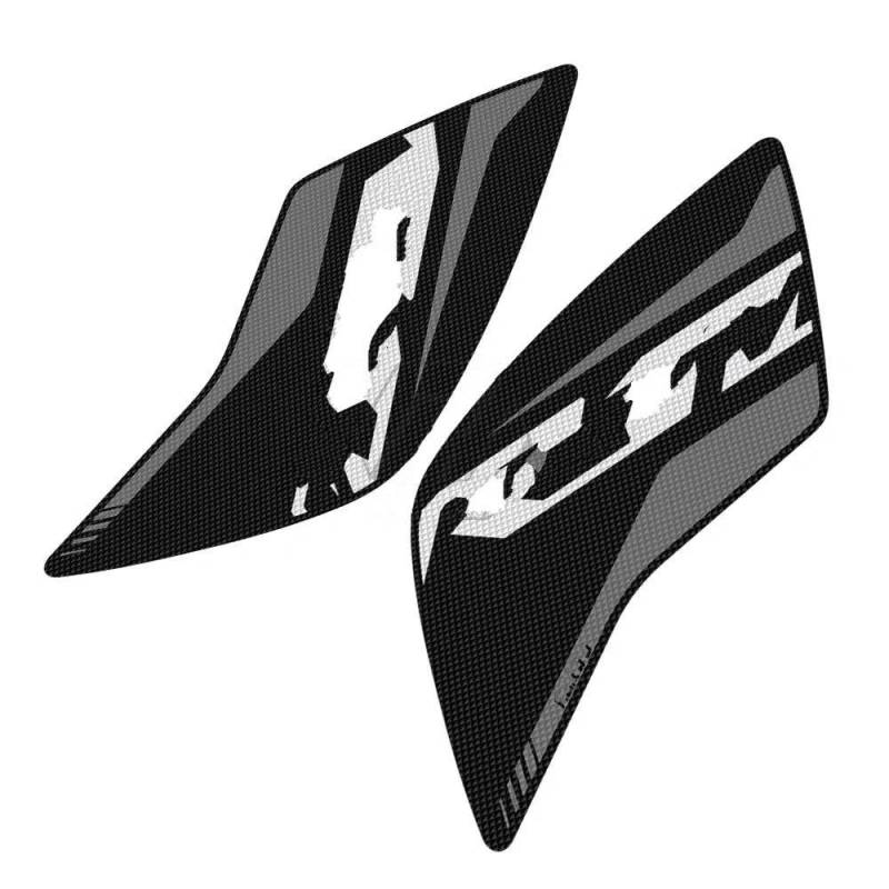 Tankschutz Tankaufkleber Für YZF Für R1M 2015-2019 Motorrad Tank Pads Aufkleber Seitenaufkleber Gas Knie Grip Protector Traktion Pads von DIINJ