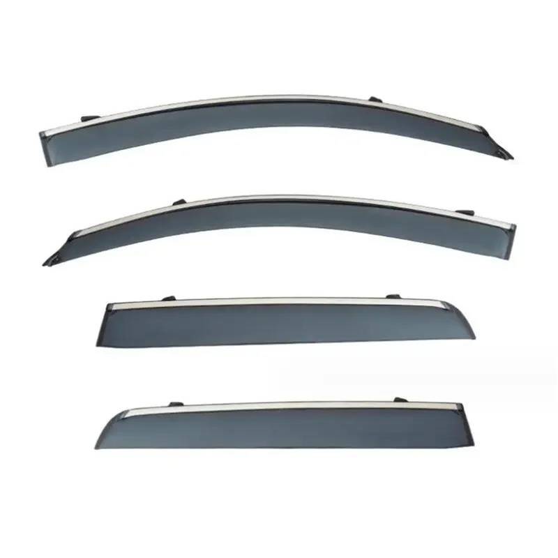 Windabweiser Regenabweiser Fenster Visier Seite Fenster Deflektor Wetter Markisen Heime Für Peugeot 4007 2007-2013 von DIINJ