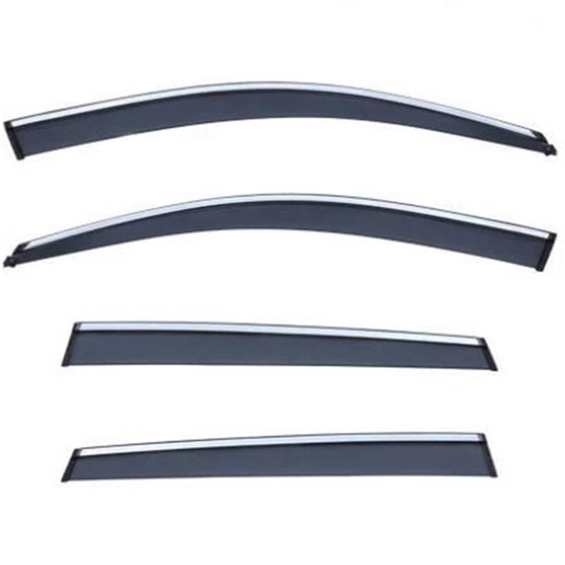 Windabweiser Regenabweiser Fenstervisier Auto Regenschutz Seitenfensterabweiser Für Touareg Für MK2 Für 7P 2010-2019 von DIINJ