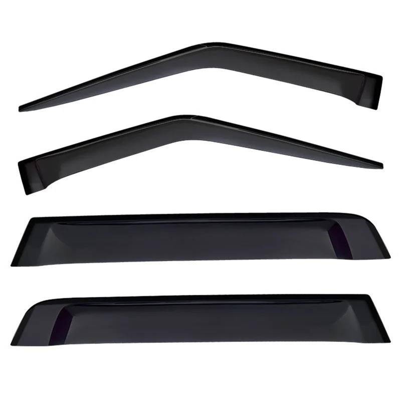 Windabweiser Regenabweiser Für Discovery 3 2004-2008 Visor Vent Shades Ventvisor Windabweiser(Without Bright Bar) von DIINJ