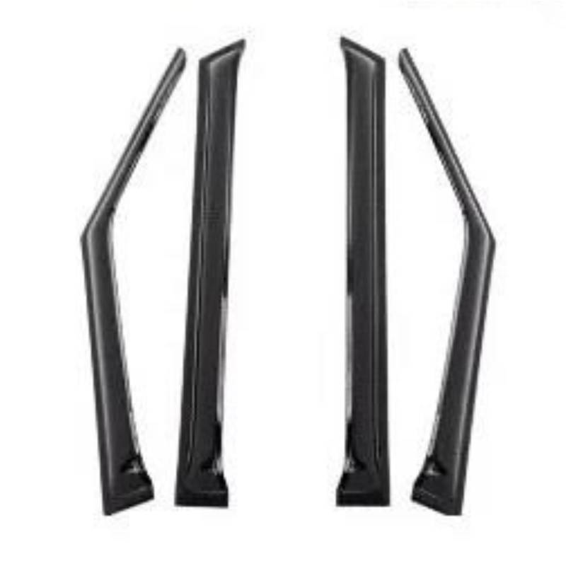 Windabweiser Regenabweiser Für JETOUR Für T2 2023-2025 Fenster Visor Vent Shade Regen Sonnenschutz Deflektor Markisen Heime Abdeckungen(Black 4PCS) von DIINJ