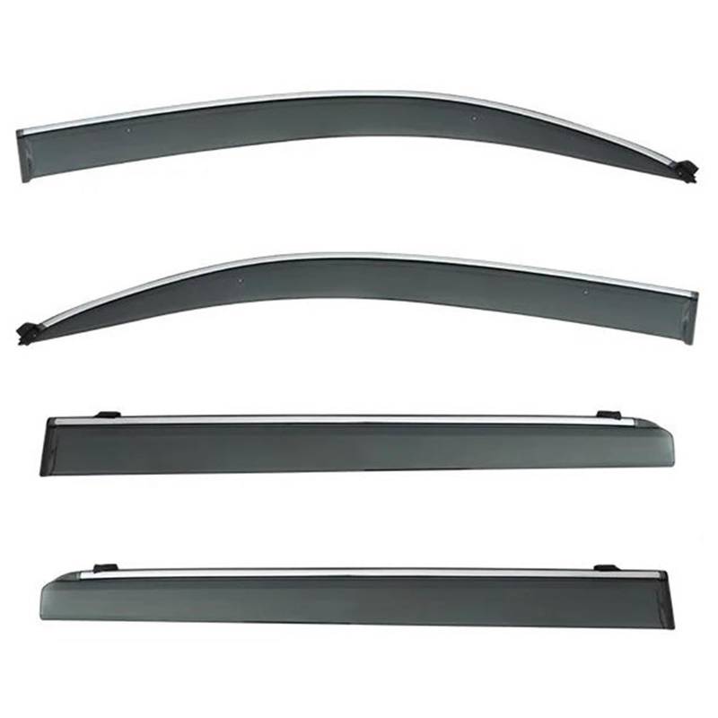 Windabweiser Regenabweiser Für NV200 2010-2021 Äußere Trim Fenster Regen Guards Helle Streifen Wind Deflektoren von DIINJ
