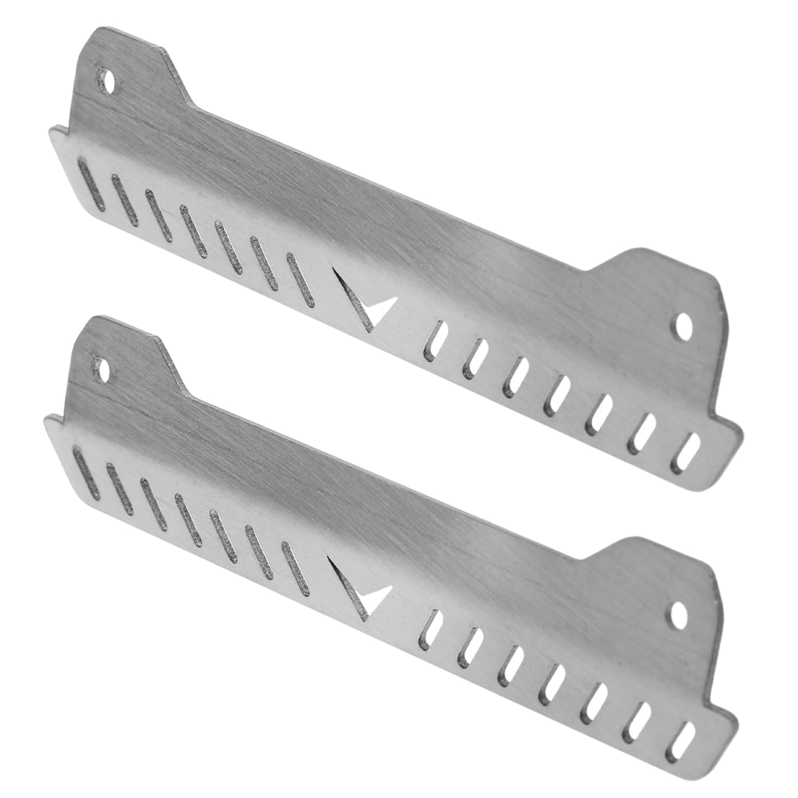 DIKACA 1 Paar Mini simuliertes Fußpedalzubehör Teil Klettern laufen für auto pedal auto fußpedale Plastikpedal Fußpedale aus Aluminiumlegierung LKW-Pedal Metall Silber von DIKACA