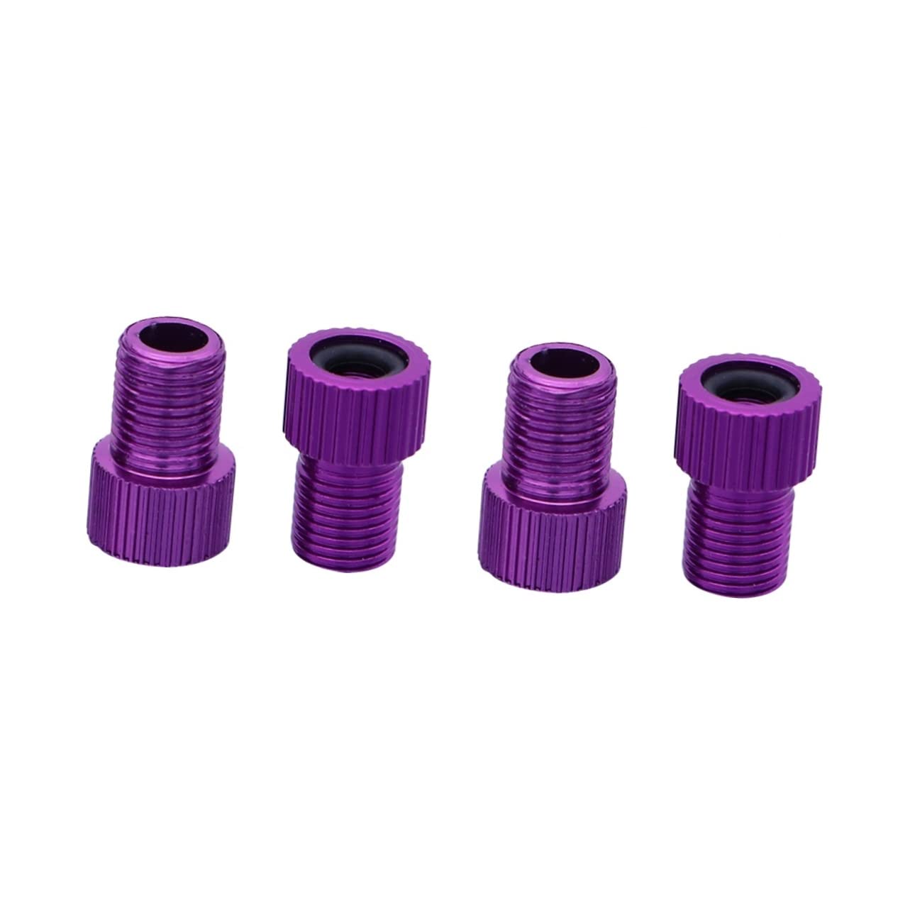 DIKACA Fahrradpumpen-Adapter 4er-Pack auf Adapter Konstruktion aus Aluminiumlegierung passend für die meisten Fahrräder einfache Gewindemontage DIKACA Fahrradpumpen-Adapter 4er-Pack auf Adapter Konstruktion aus Aluminiumlegierung passend für die meisten Fahrräder einfache Gewindemontage von DIKACA