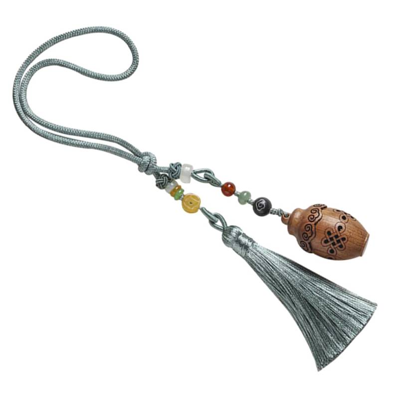 DIKACA Sachet Anhänger Dekorationen Auto Ornament Moderne Auto Hängedekoration Autospiegel Hängezubehör Autohaken Rückspiegel Anhänger Rückspiegel Zubehör Palisander von DIKACA