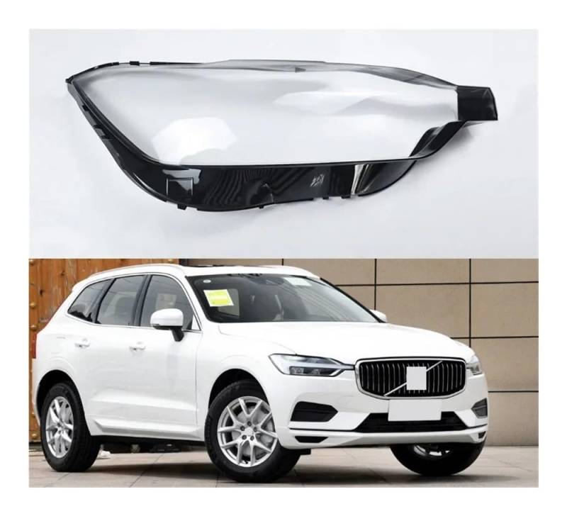 Autoscheinwerfer-Abdecklinse Auto Front Glas Shell Scheinwerfer Shell Abdeckung Objektiv Für Volvo XC60 2018 2019 2020 2021 2022 Lampenschirm Zubehör von DINGFAFA
