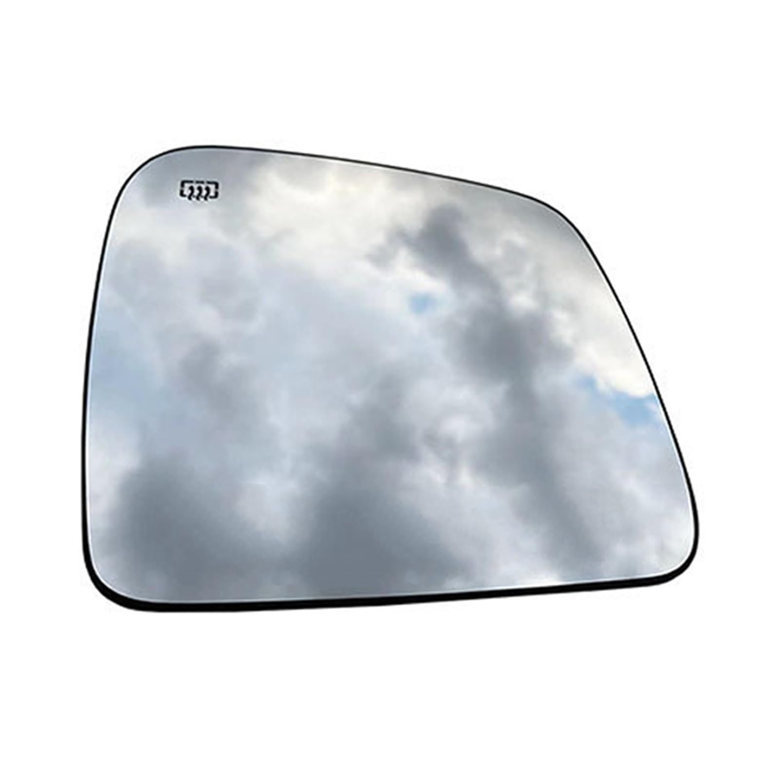 Spiegelglas Ersatz Für Jeep Für Grand Für Cherokee 2011-2022 Weiße Seite Mit Beheizten Spiegel Linsen 68082642AB 68082643AB Auto Zubehör Außenspiegel Glas (Size : Right) von DINGQIAN