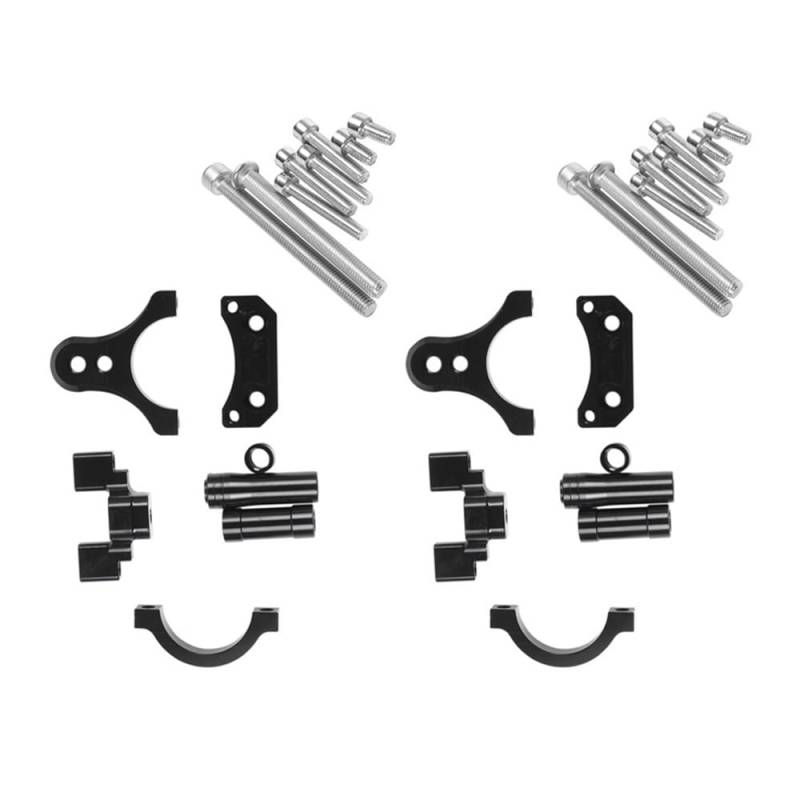 DINGYIG 2X Motorrad Dämpfer Lenkung Stabilisieren Dämpfer Halterung Montage Halter Kit Für YZF Für R3 Für Mt-03 Für R25 Stabilisator von DINGYIG