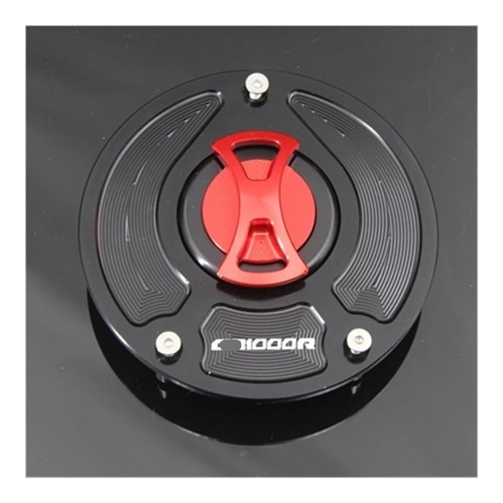 DINGYIG Für CB1000 R Für CB1000R 2008-2017 Motorrad-Tankdeckelabdeckung Tankdeckel(Red) von DINGYIG