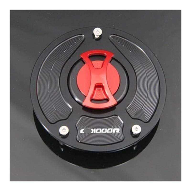 DINGYIG Für CB1000 R Für CB1000R 2008-2017 Motorrad-Tankdeckelabdeckung Tankdeckel(Red) von DINGYIG