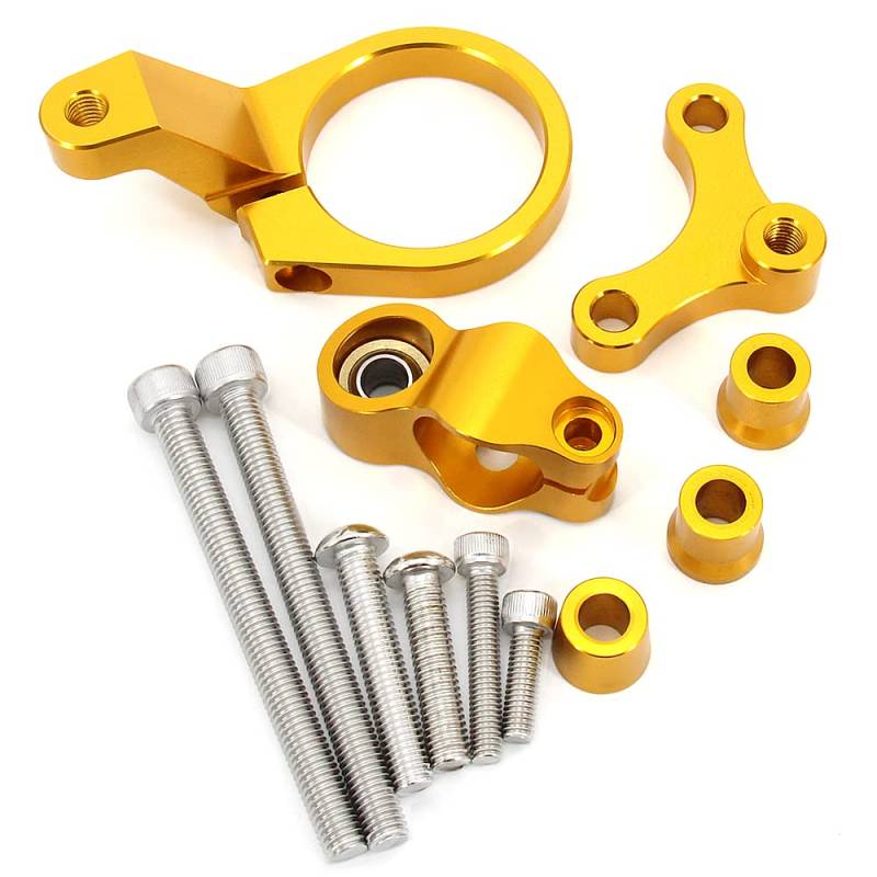 DINGYIG Für CBR650R Für CBR 650 R Für CBR650 R Für CBR 650R 2019-2020 Motorrad Lenkung Dämpfer Halterung Stabilisator Linear Mount Support Kit Stabilisator(Color 1) von DINGYIG
