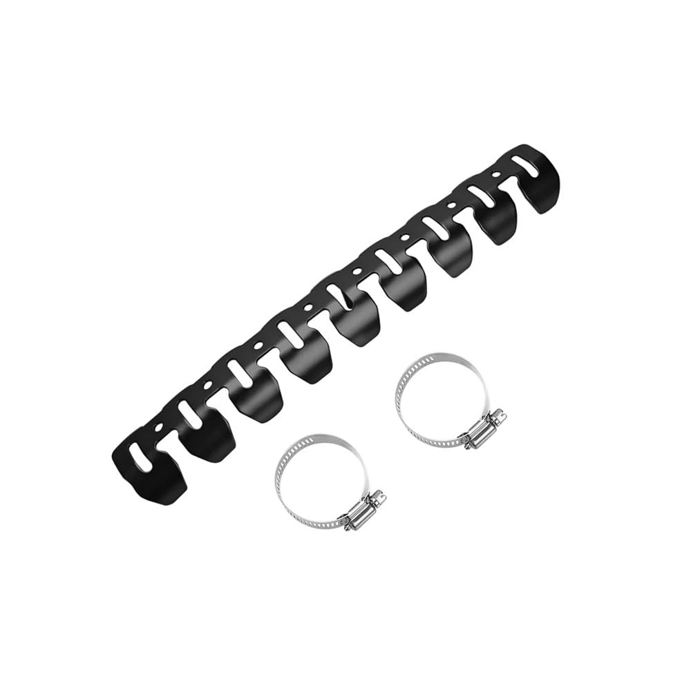 DINGYIG Für CRF150RB Für CRF450R Für CRF250R Für CRF 250R Für Motorrad Auspuff Schalldämpfer Rohr Hitzeschild Schutz Protector(Black) von DINGYIG