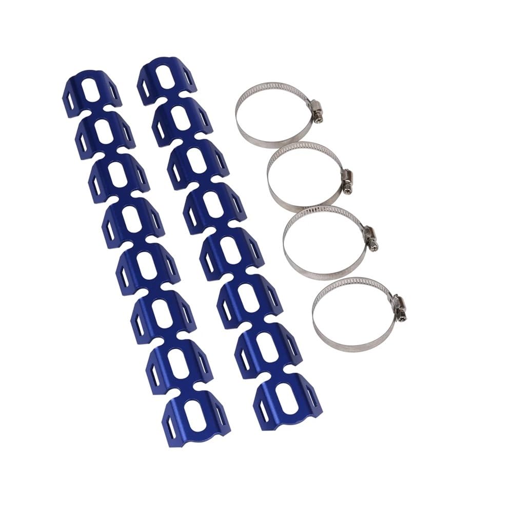 DINGYIG Für CRF250L Für Rallye Für CRF250 Für CRF 250 L Motorrad Auspuff Schalldämpfer Rohr Schutz Hitzeschild Abdeckung Zubehör(Color-Q) von DINGYIG
