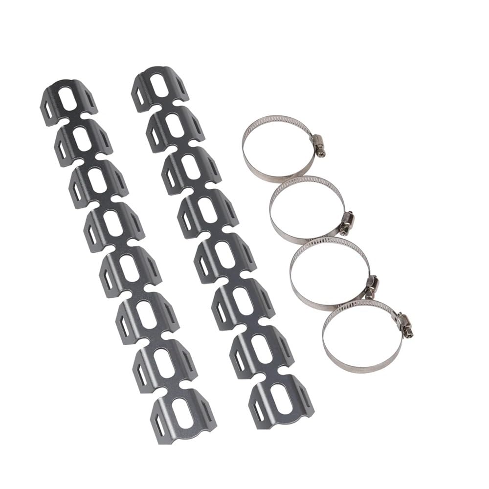 DINGYIG Für CRF250L Für Rallye Für CRF250 Für CRF 250 L Motorrad Auspuff Schalldämpfer Rohr Schutz Hitzeschild Abdeckung Zubehör(Grey) von DINGYIG