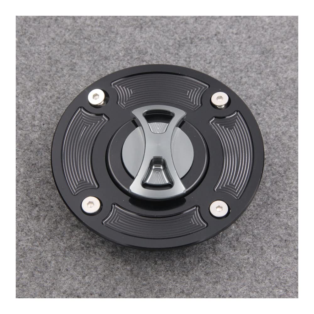 DINGYIG Für GS500 Für RGV250 VJ22 (Alle Jahre) Motorrad Gas Tank Cap Abdeckung Tankdeckel(Black) von DINGYIG