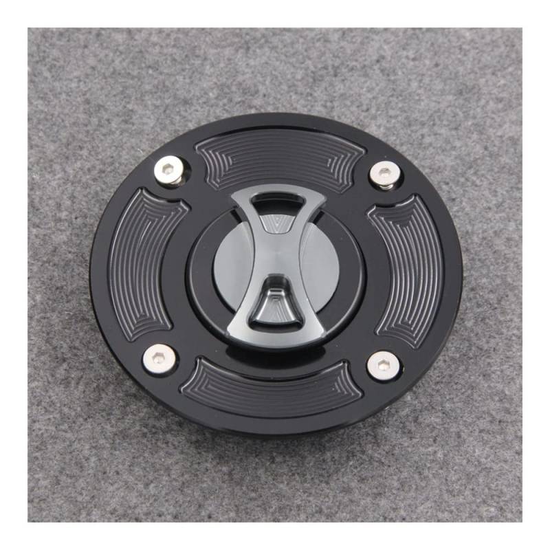 DINGYIG Für GS500 Für RGV250 VJ22 (Alle Jahre) Motorrad Gas Tank Cap Abdeckung Tankdeckel(Black) von DINGYIG