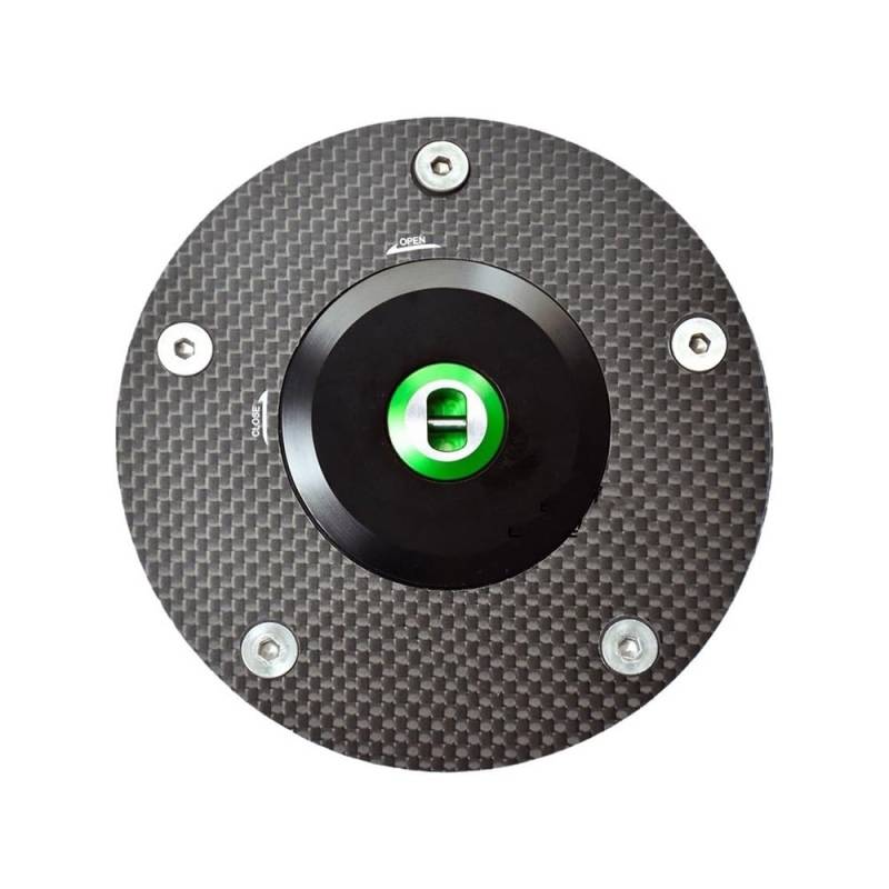 DINGYIG Für GSX1300R Für Hayabusa 1999-2007/2008-2017 Motorrad Tankdeckel Abdeckung Zubehör Tankdeckel(2008-2017 Green) von DINGYIG