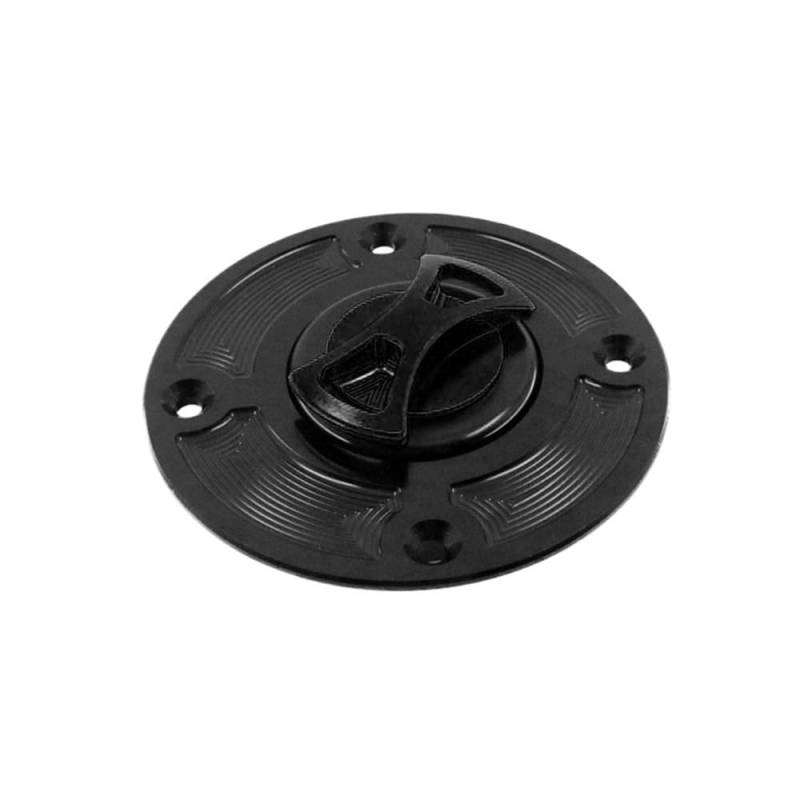 DINGYIG Für GSXR1300 Für GSX1300R Für Hayabusa Für GSX600F Für GS600F Für GSF1200 Motorrad Tankdeckel Öl Kappe Tank Abdeckung Tankdeckel(Black) von DINGYIG