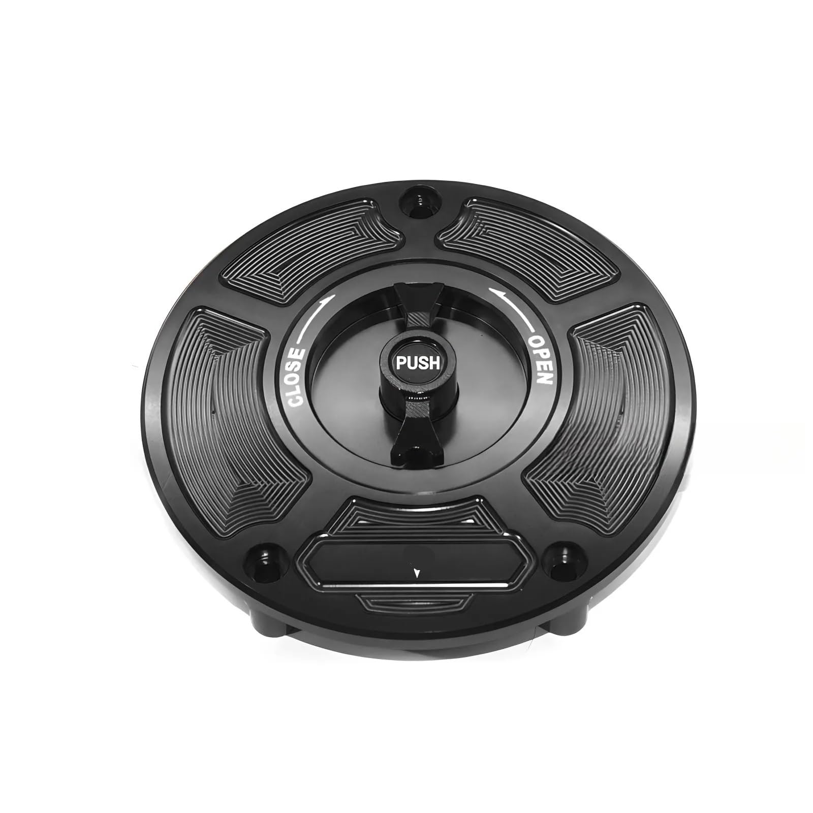 DINGYIG Für MT-07 Für MT-09 Für MT-03 Für MT-01 Für MT-10 Motorrad-Tankdeckel-Abdeckung Zubehör Tankdeckel(Black) von DINGYIG