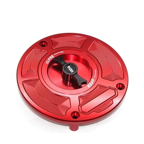DINGYIG Für MT-07 Für MT-09 Für MT-03 Für MT-01 Für MT-10 Motorrad-Tankdeckel-Abdeckung Zubehör Tankdeckel(Red) von DINGYIG