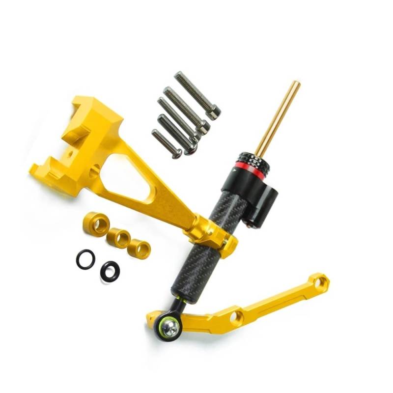 DINGYIG Für MT 09 Für MT-09 Für FZ 09 2013-2016 Motorrad Lenkung Stabilisieren Dämpfer Halterung Montieren Motorrad Dämpfer Lenkung Stabilisator(Color 01) von DINGYIG